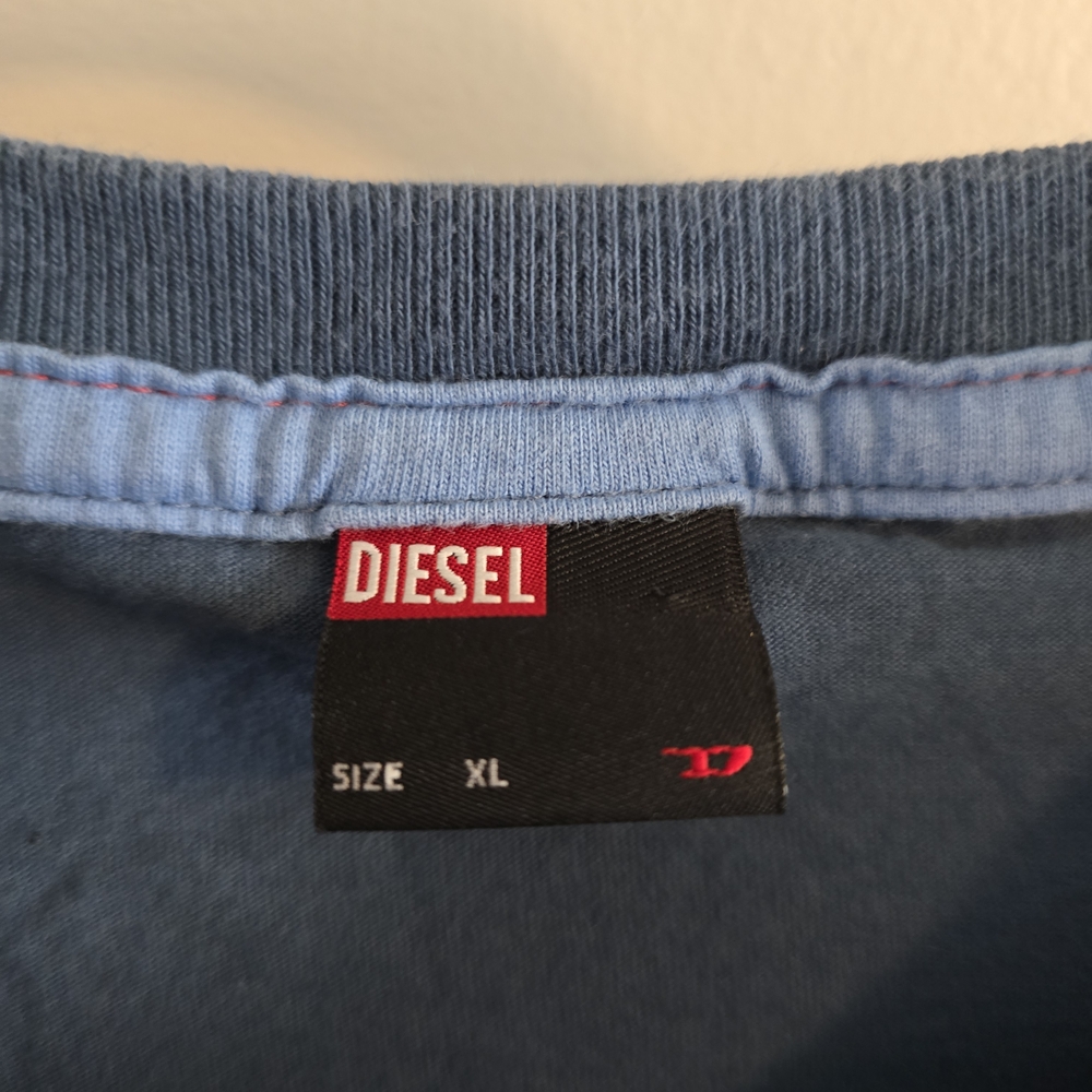 Vibtage Diesel Blue Long Sleeve Shirt - Picture 6 of 7